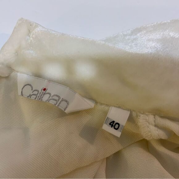 Caliban luxury Long sleeve  velvet turtleneck blouse size 40 - Picture 9 of 10